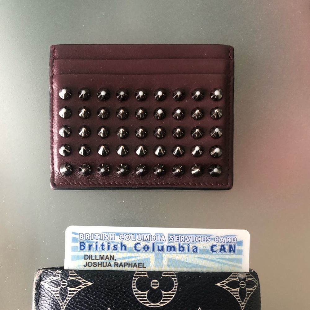 Louboutin card holder